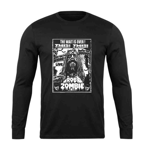 Rob Zombie Dracula Rock Band Long Sleeve T-Shirt Tee