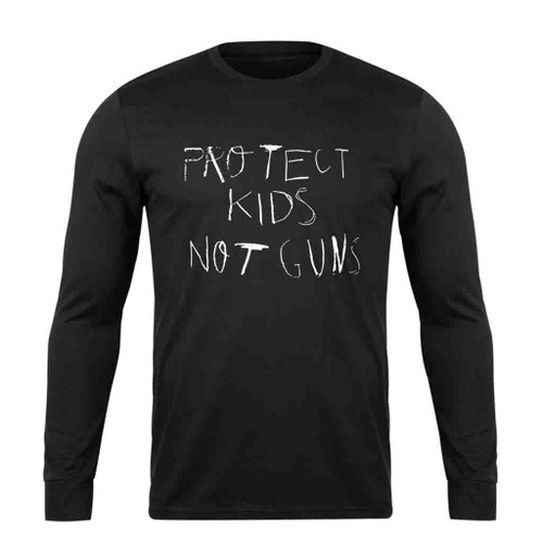 Protect Kids Not Guns Logo Art Long Sleeve T-Shirt Tee