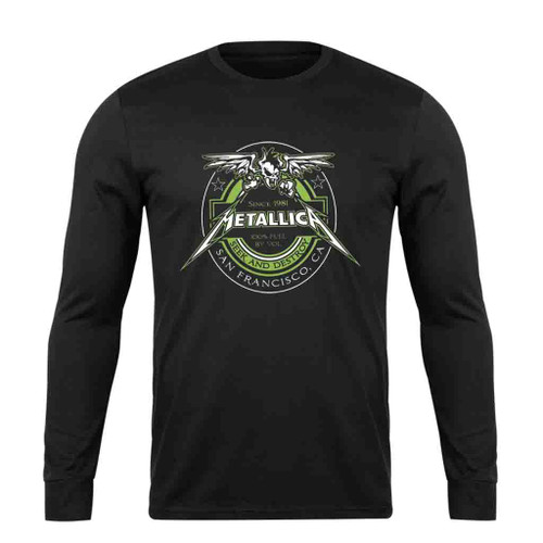 Metallica Fuel Design Long Sleeve T-Shirt Tee