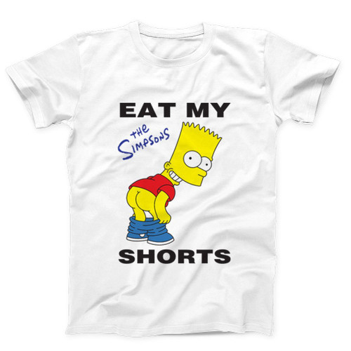 Bart Simpson Eat My Shorts The Simpsons Man's T-Shirt Tee