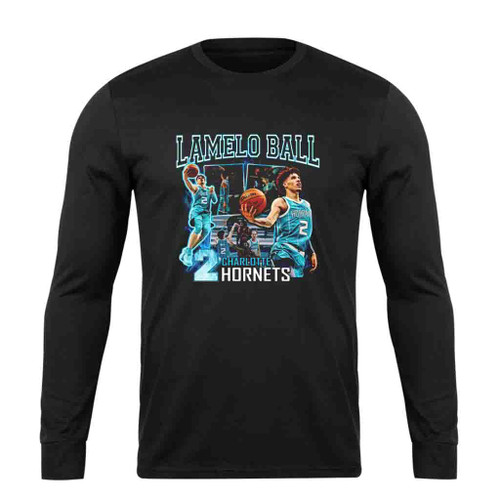 Lamelo Ball Basketball Long Sleeve T-Shirt Tee Lamelo Ball Basketball Long Sleeve T-Shirt Tee