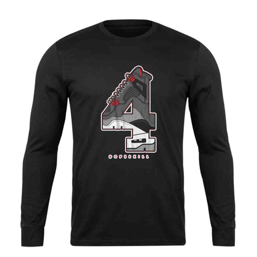 Jordan 4 Infrared Long Sleeve T-Shirt Tee