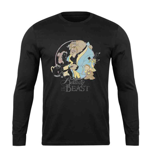 Disney Beauty And The Beast Long Sleeve T-Shirt Tee