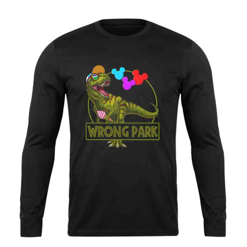 Dinosaur T Rex Wrong Mickey Mouse Long Sleeve T-Shirt Tee