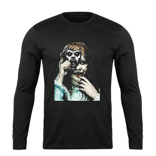 Classic 1970 Horror Movie Exorcist Long Sleeve T-Shirt Tee