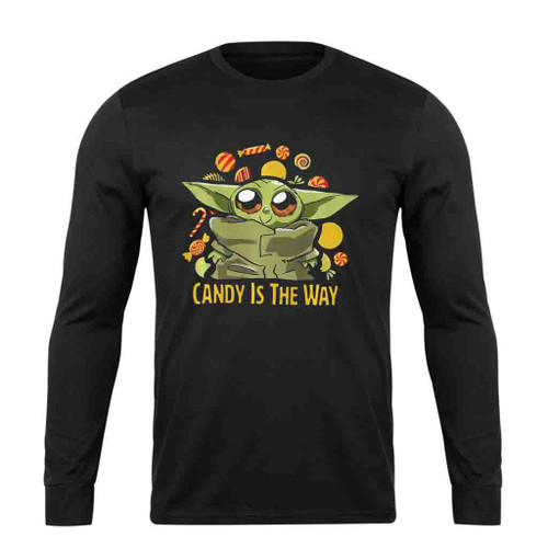 Baby Yoda The Mandalorian Halloween Long Sleeve T-Shirt Tee