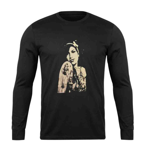 Amy Winehouse Rnb Soul Long Sleeve T-Shirt Tee