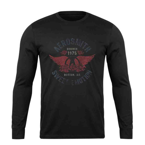 Aerosmith Sweet Emotion Design Long Sleeve T-Shirt Tee