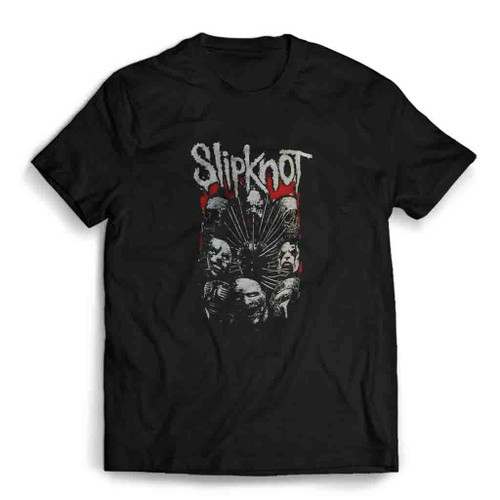 Slipknot Faces Heavy Metal Rock Band Mens T-Shirt Tee