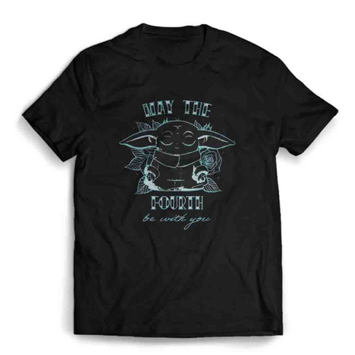 May The Fourth Be With You Grogu Mens T-Shirt Tee