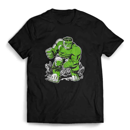 Marvel The Incredible Hulk Retro Mens T-Shirt Tee