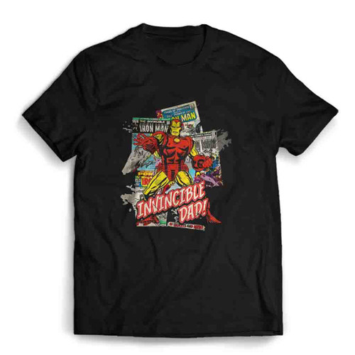 Marvel Iron Man Invincible Dad Mens T-Shirt Tee