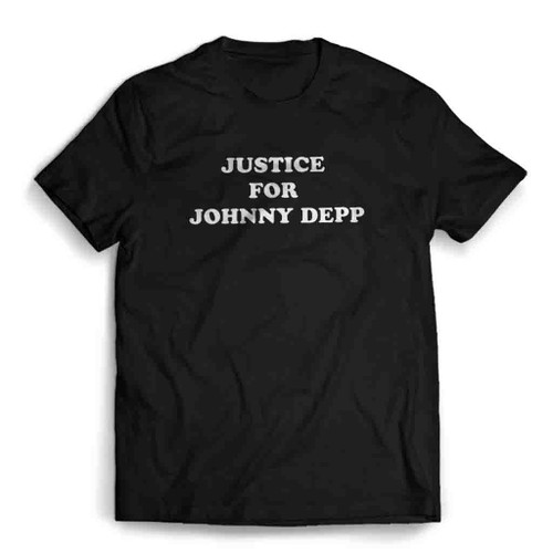 Justice For Johnny Depp Love Art Mens T-Shirt Tee