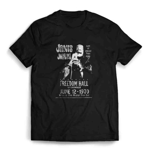 Janis Joplin Rock Soul Blues Band Mens T-Shirt Tee