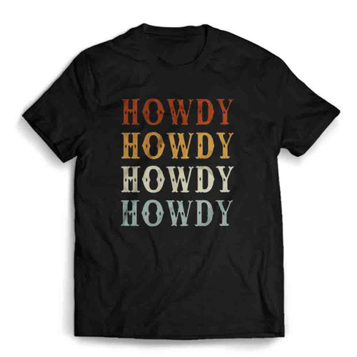 Howdy Rodeo Logo Mens T-Shirt Tee