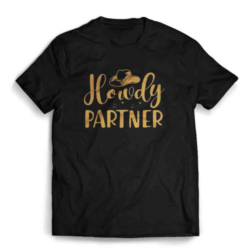 Howdy Partner Logo Mens T-Shirt Tee