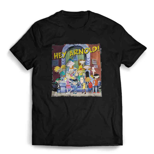 Hey Arnold Friends Group Shot Mens T-Shirt Tee