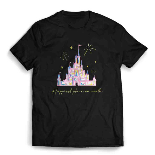 Happiest Place On Earth Disney Mens T-Shirt Tee