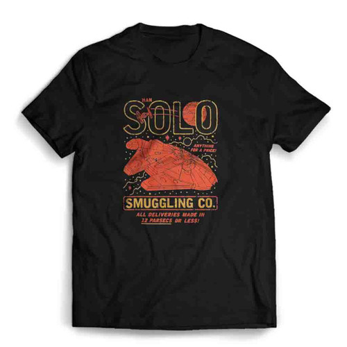 Han Solo Smuggling Co Poster Mens T-Shirt Tee