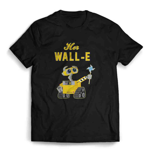Disney Wall E Her Wall E Couples Mens T-Shirt Tee