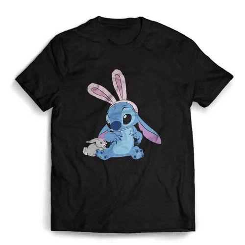 Disney Stitch Easter Bunny Easter Mens T-Shirt Tee