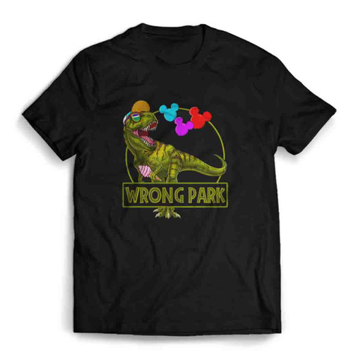 Dinosaur T Rex Wrong Mickey Mouse Mens T-Shirt Tee