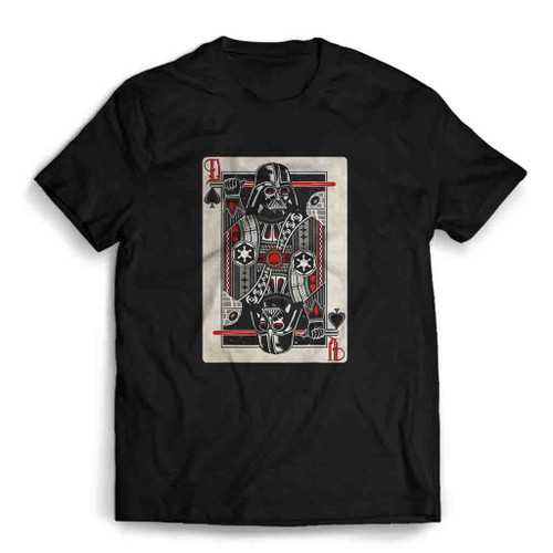 Darth Vader King of Spades Graphic Mens T-Shirt Tee