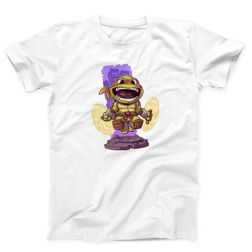 Michelangelo Ninja Turtles Art Man's T-Shirt Tee
