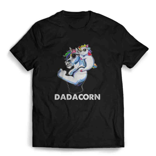 Dadacorn Unicorn Dad Best Dad Mens T-Shirt Tee