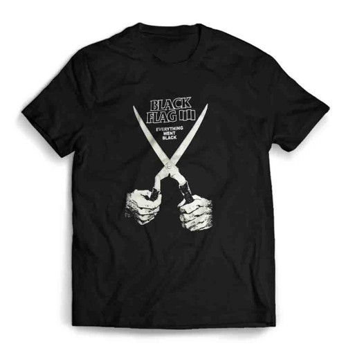 Black Flag Punk Rock Band Mens T-Shirt Tee