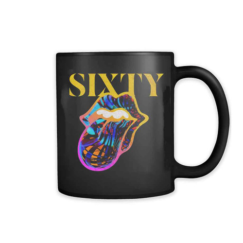 The Rolling Stones Sixty Years Cyberdelic Tongue Mug