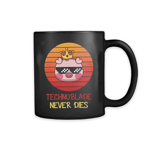 Technoblade Never Die Pepa Pig Mug