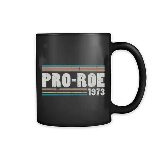 Pro Roe Est 1973 Retro Logo Art Mug
