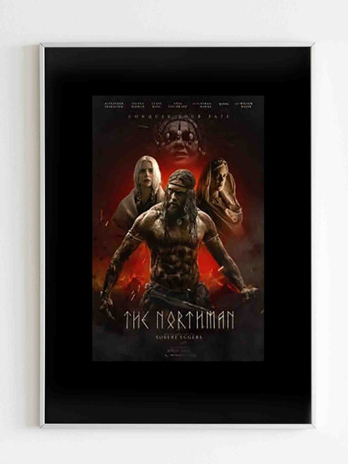 The Northman Vikings Seeress Kidman History Movie 2022 Eggers Skarsgard Poster