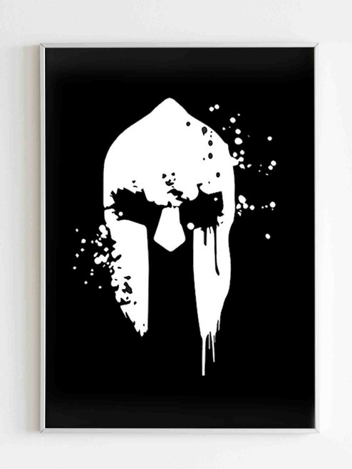 Spartan Gladiator Helmet Poster