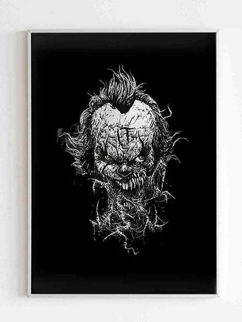 Pennywise It By Stephen King Poster