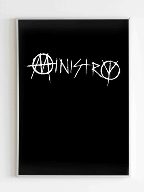 Ministry Metal Rock Band Poster