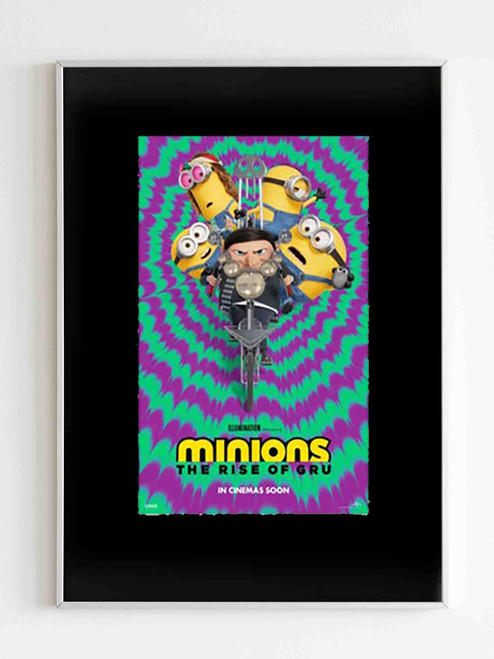Minions The Rise Of Gru Dispicable Me Sequel Prequel Poster