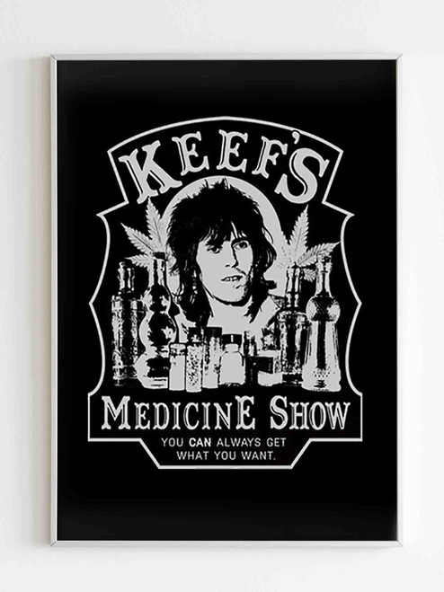 Keith Richards Keefs Medicine Show Poster