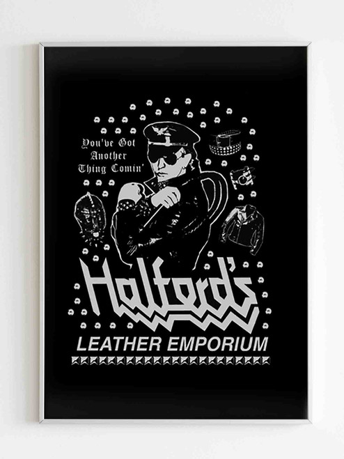 Halford Leather Emporium Judas Priest Poster Halford Leather Emporium Judas Priest Poster