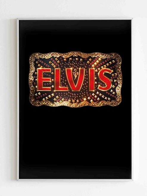 Elvis Presley Logo Art Poster