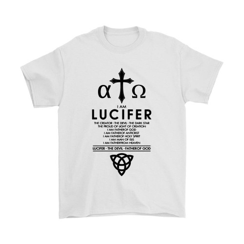 I Am Lucifer Man's T-Shirt Tee