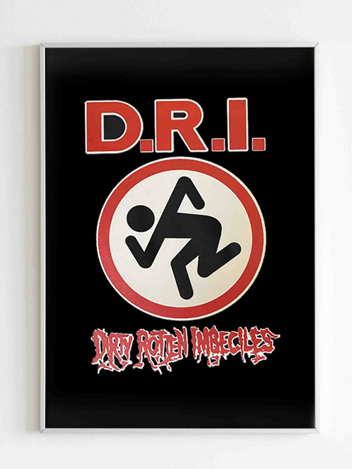 Dri Thrash Metal Rock Band Poster