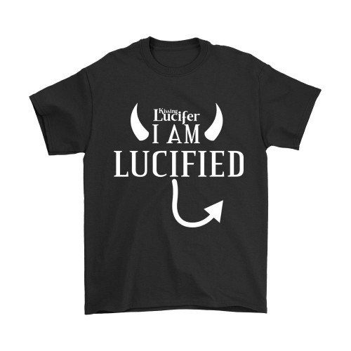 Kissing Lucifer I Am Lucified Man's T-Shirt Tee