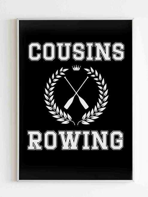 Cousins Beach Cousins Rowing Poster