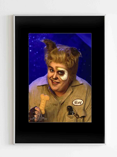 Barf Spaceballs John Candy Dog Bone Character Fan 1987 Poster