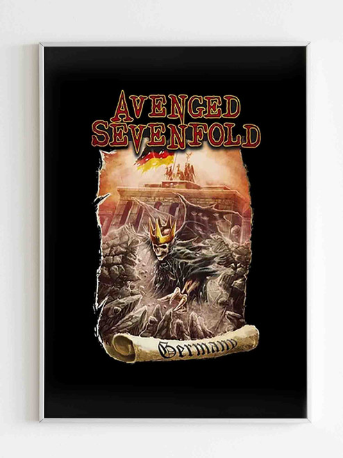 Avenged Sevenfold In Germany Poster