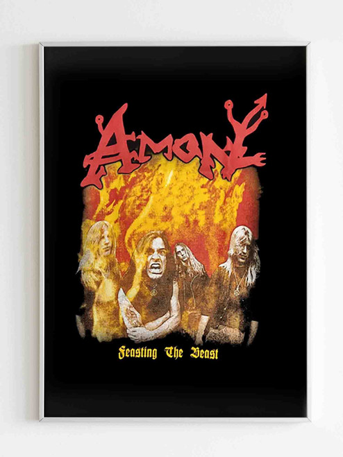 Amon Feasting The Beast Poster Amon Feasting The Beast Poster