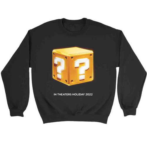 Untitled Box Question Mark Super Mario And Luigi Bros Movie Sweatshirt Sweater