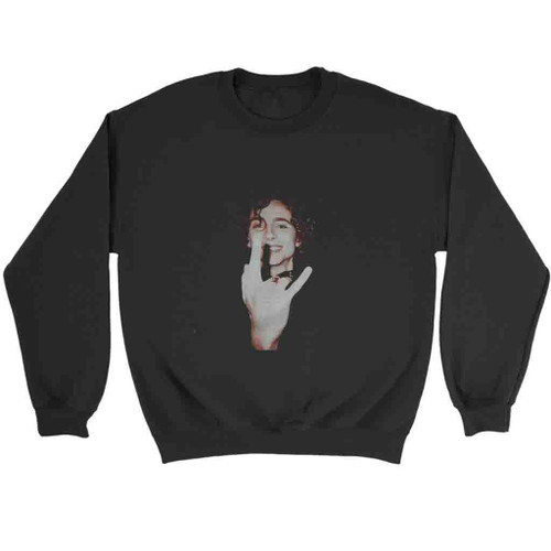 Timothee Chalamet Peace Sign Sweatshirt Sweater